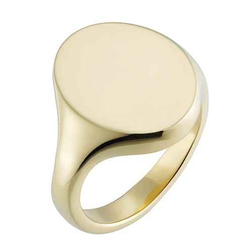 18ct Yellow Gold Custom Signet Ring