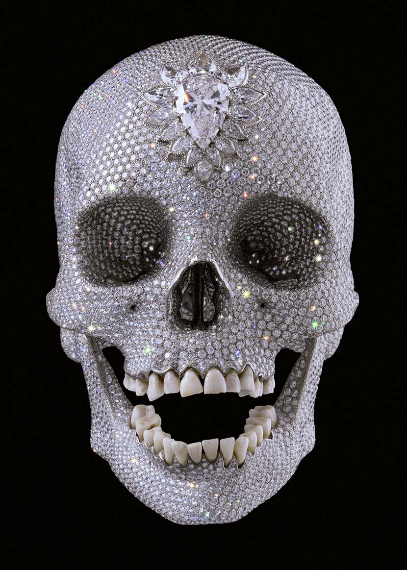 Damien-Hirst’s-Diamond-Skull—-For-the-Love-of-God