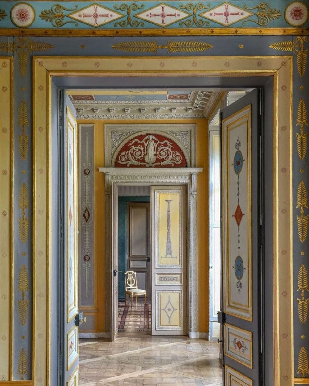  An interior at Hôtel de Bourrienne in Paris. Photo by Guillaume de Laubier.