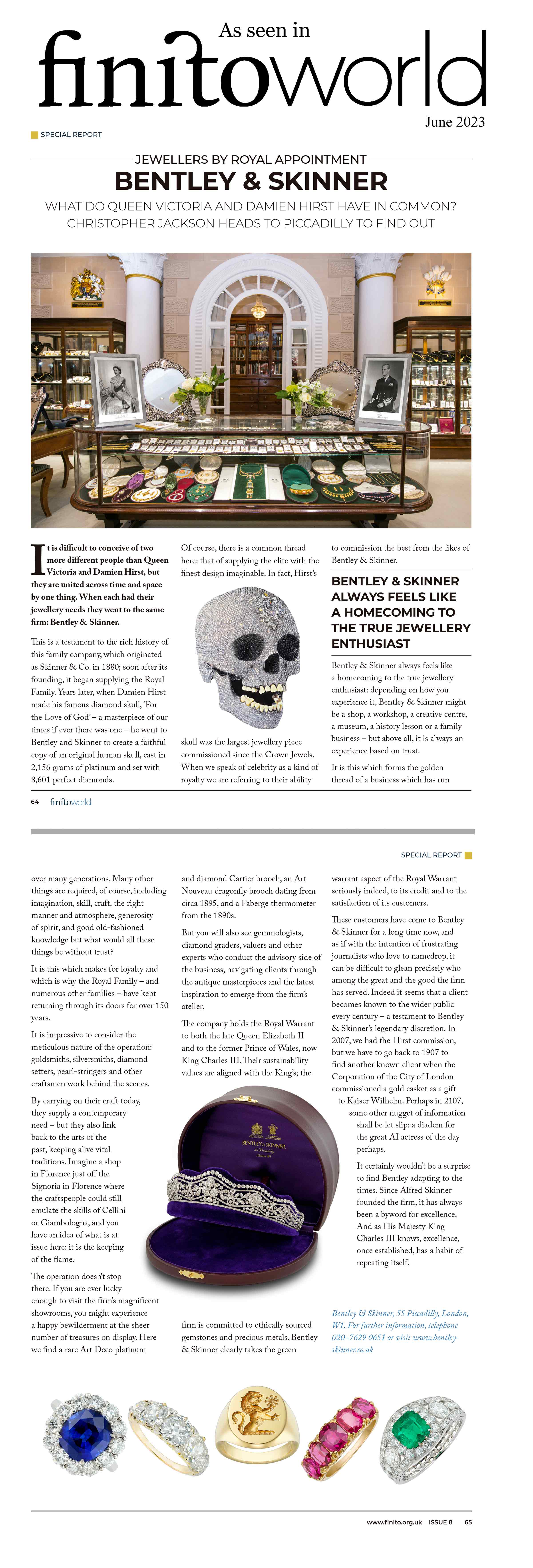 Bentley & Skinner - In The Press