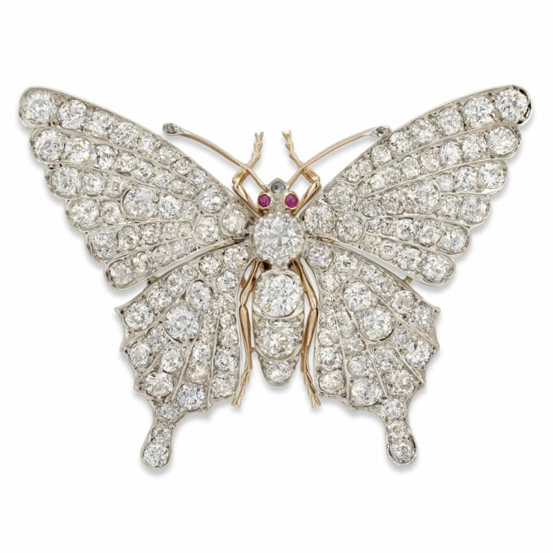 A Victorian Diamond Butterfly Brooch