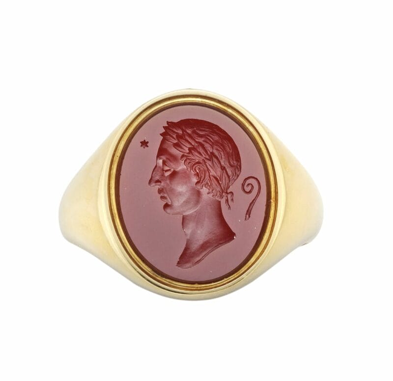 A Cornelian Signet Ring
