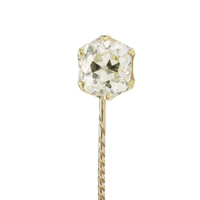 An Old-cut Diamond Stick-pin