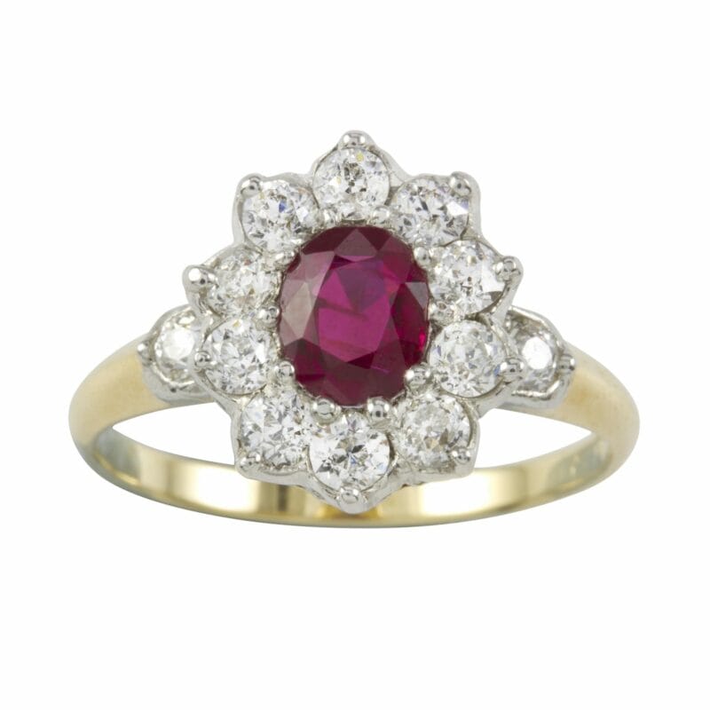 A Ruby And Diamond Cluster Ring By Tiffany & Co.
