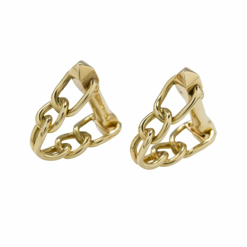 A Pair Of French Gold Cufflinks