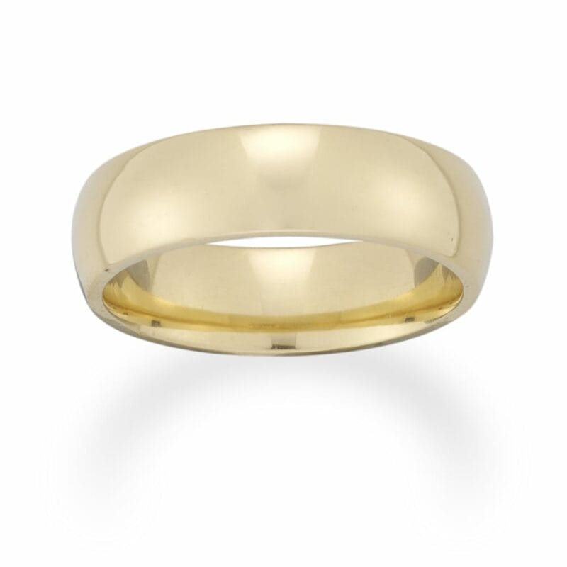 An 18 Carat Yellow Gold Wedding Ring