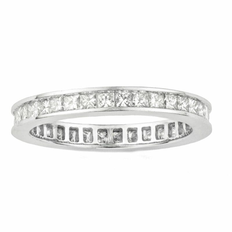 A Princess-cut Diamond Channel-set Full Eternity Ring