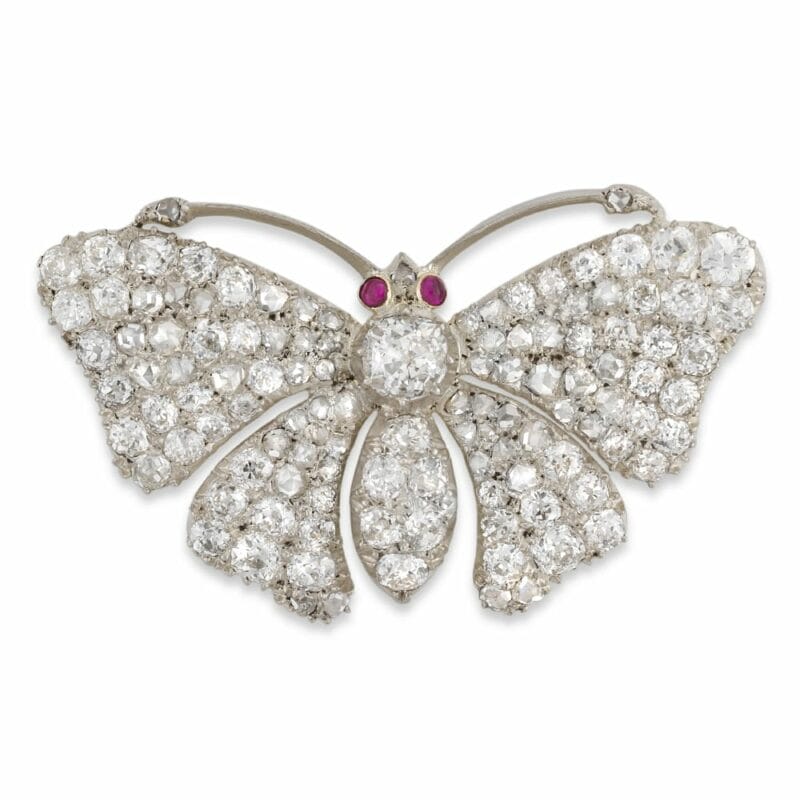 A Victorian Diamond Butterfly Brooch