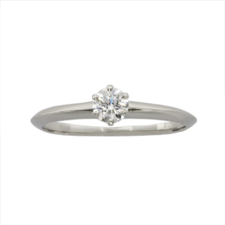 A Single Stone Tiffany Diamond Ring