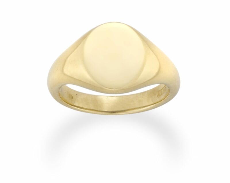 An 18 Carat Yellow Gold Signet Ring