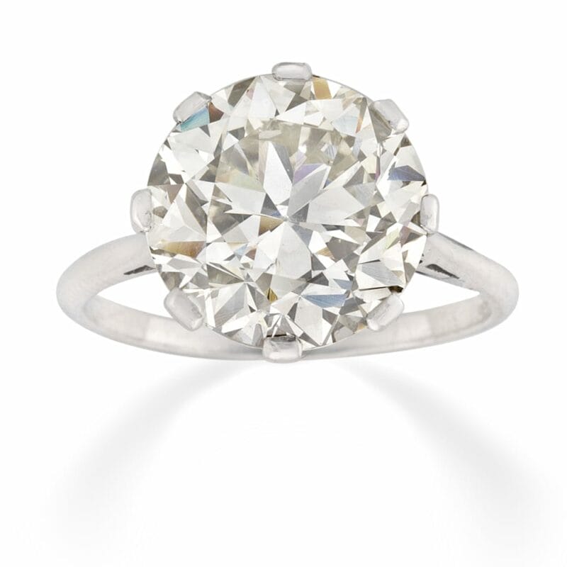 A Diamond Single Stone Ring