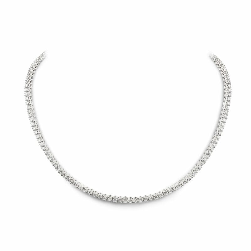 A Diamond Line Necklace