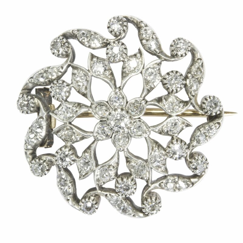 A Late Victorian Diamond-set Brooch