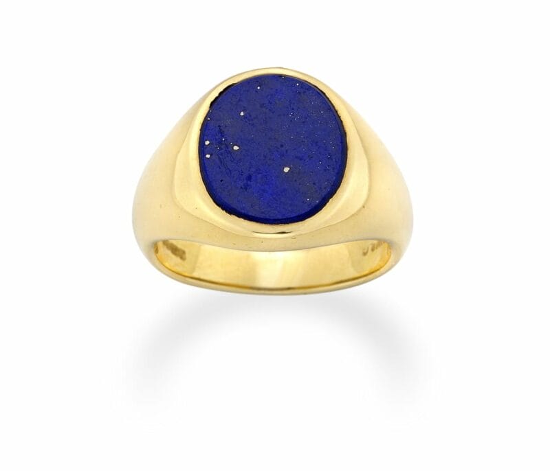 A Lapis Lazuli Signet Ring