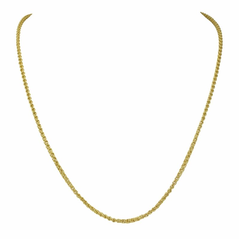 An 18ct Yellow Gold “minstrel” Design Chain