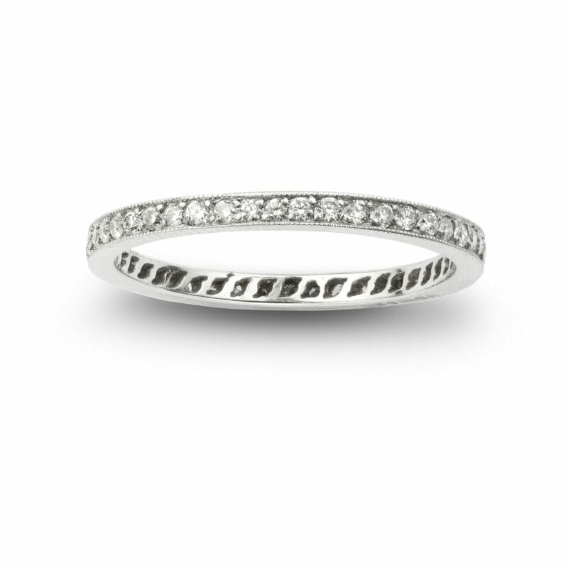 A Platinum Diamond Set Eternity Ring