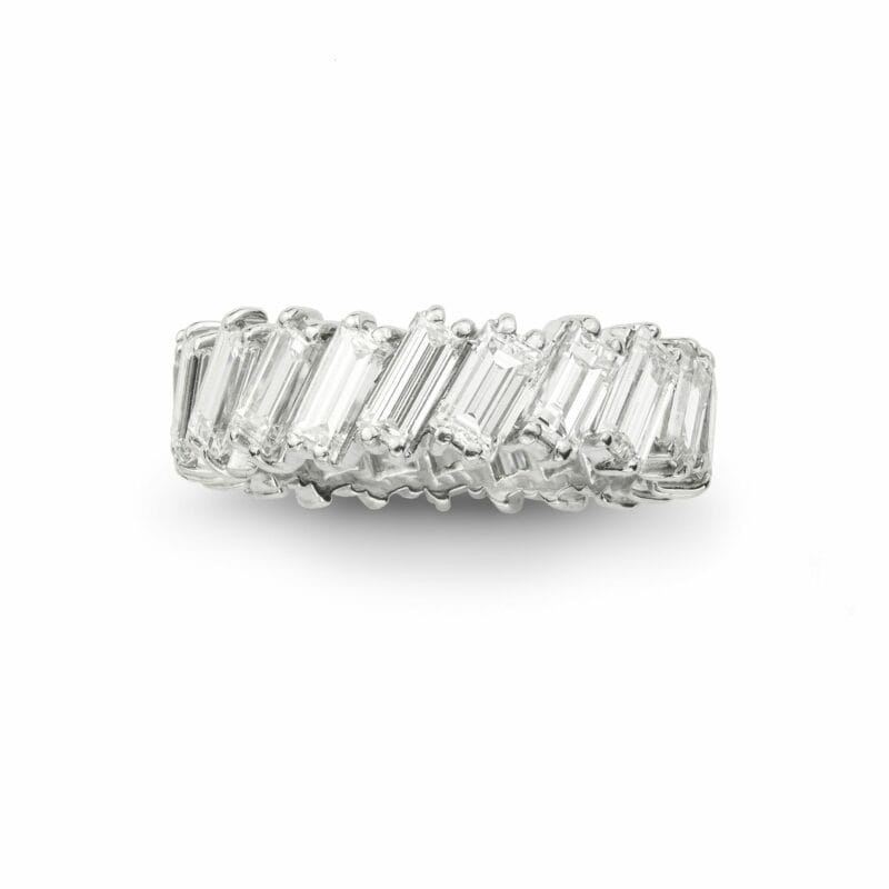 A Baguette-cut Diamond Full Eternity Ring