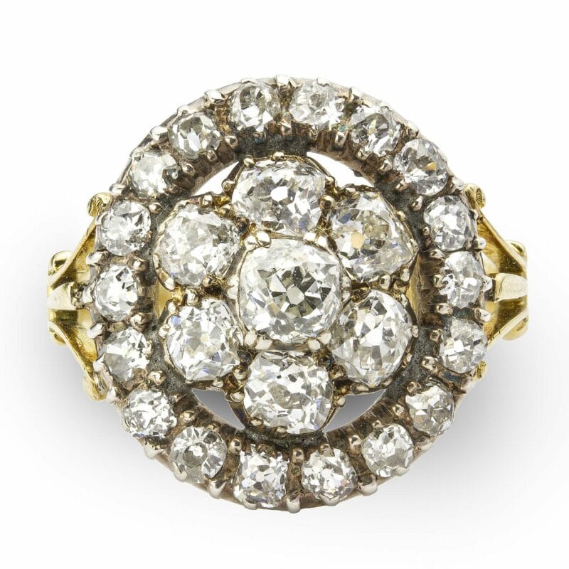 A Victorian Diamond Cluster Ring