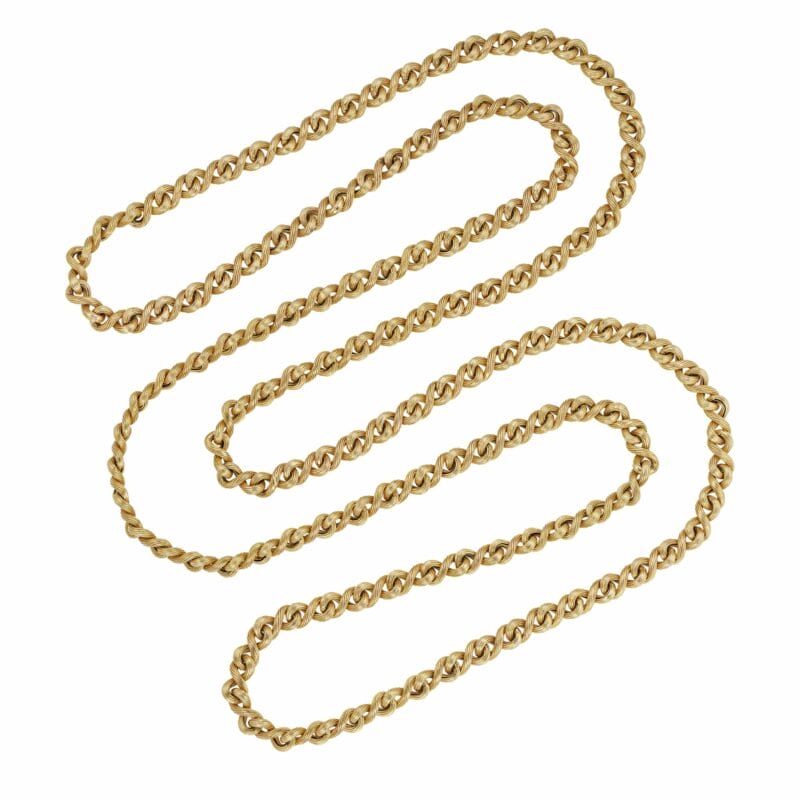 A 19th Century 18ct Gold Link Chain
