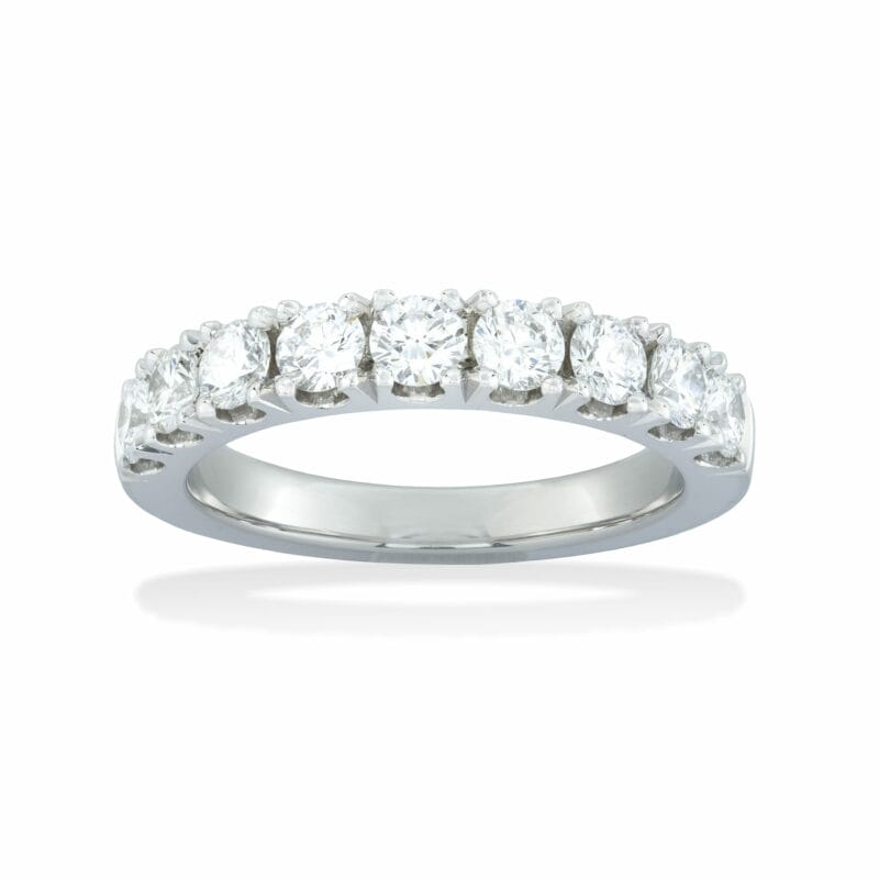 A Diamond Half Eternity Ring,