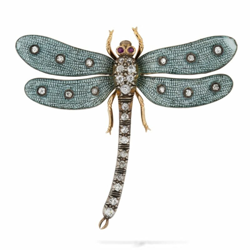 A Victorian Dragonfly Brooch