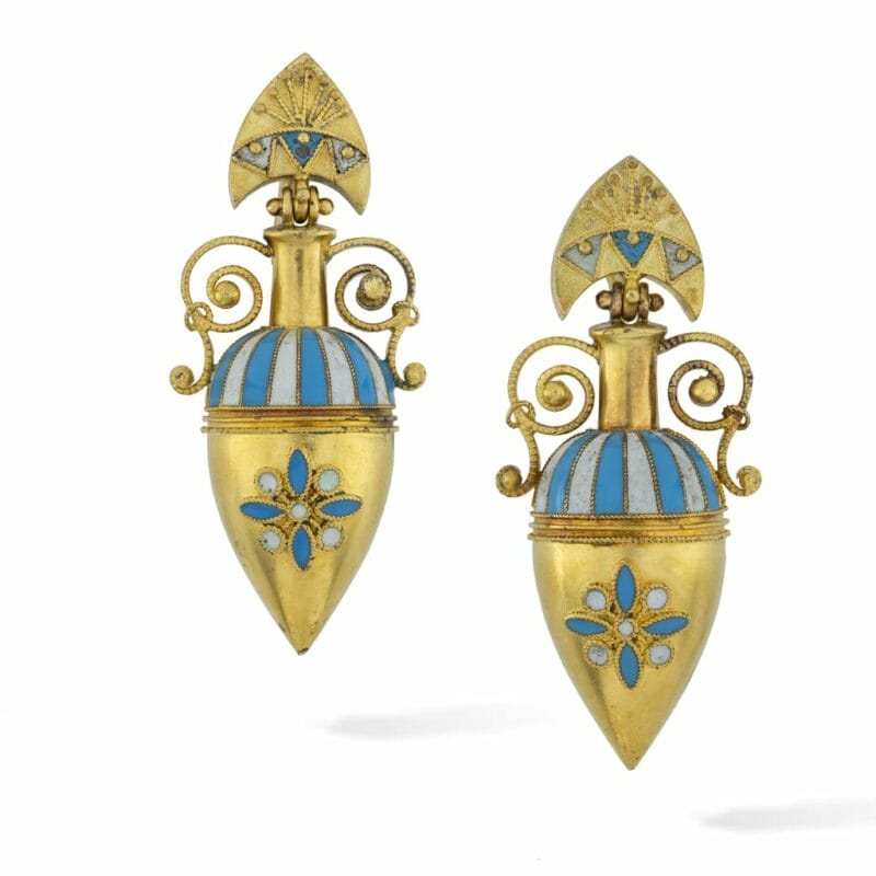 A Pair Of Neoclassical Earrings