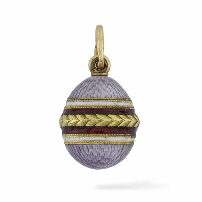 A Fabergé Enamel Easter Egg Pendant