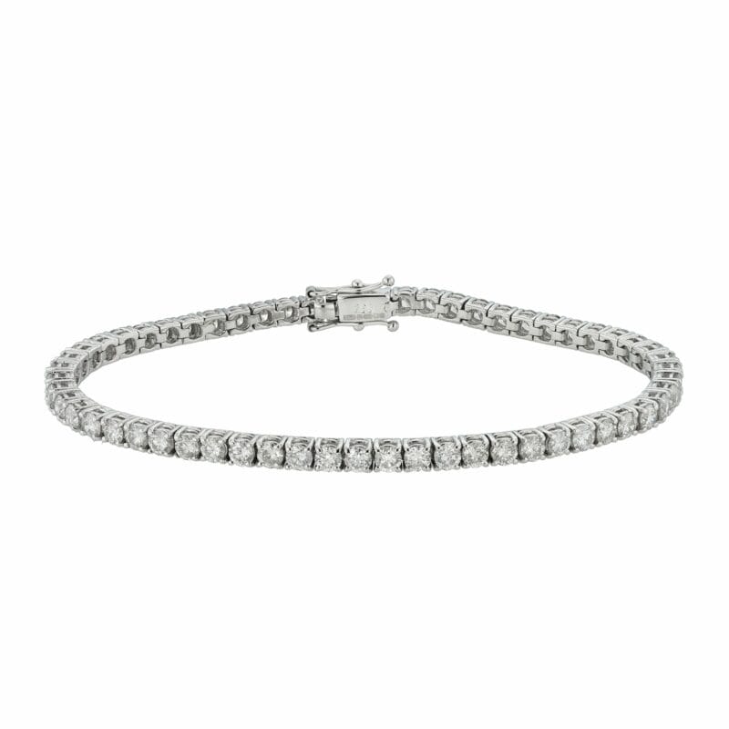 A Diamond Line Bracelet