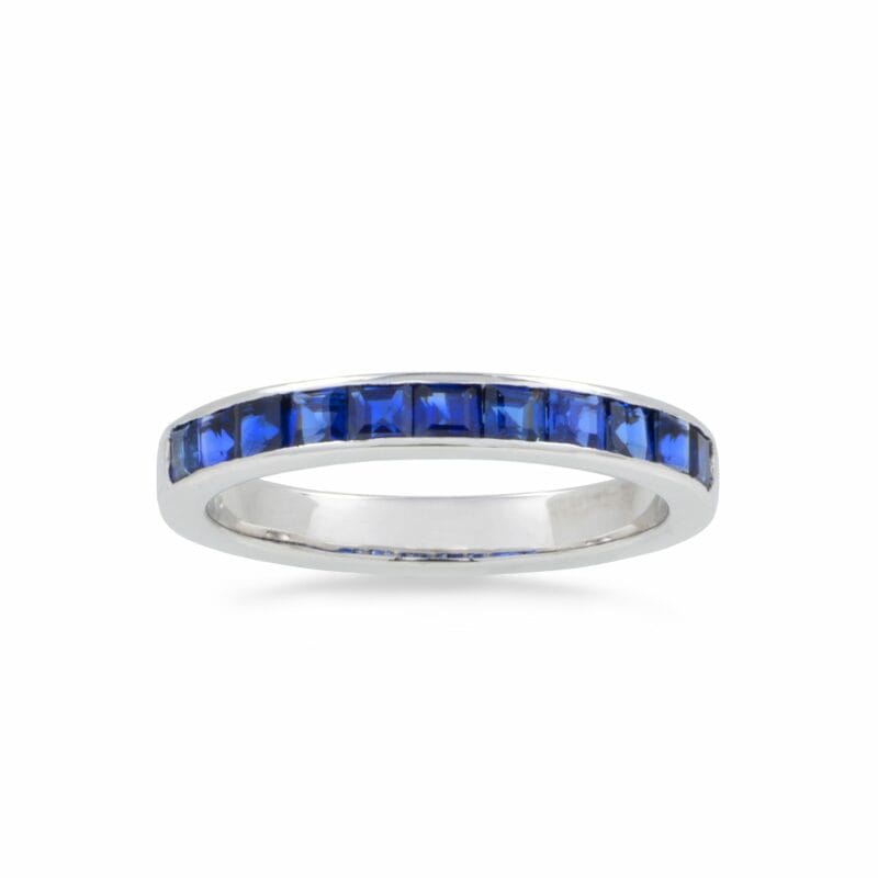 A Sapphire Half Eternity Ring