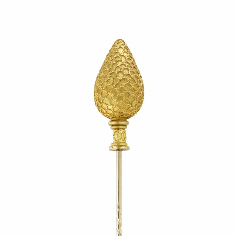 A Castellani Gold Stick-pin