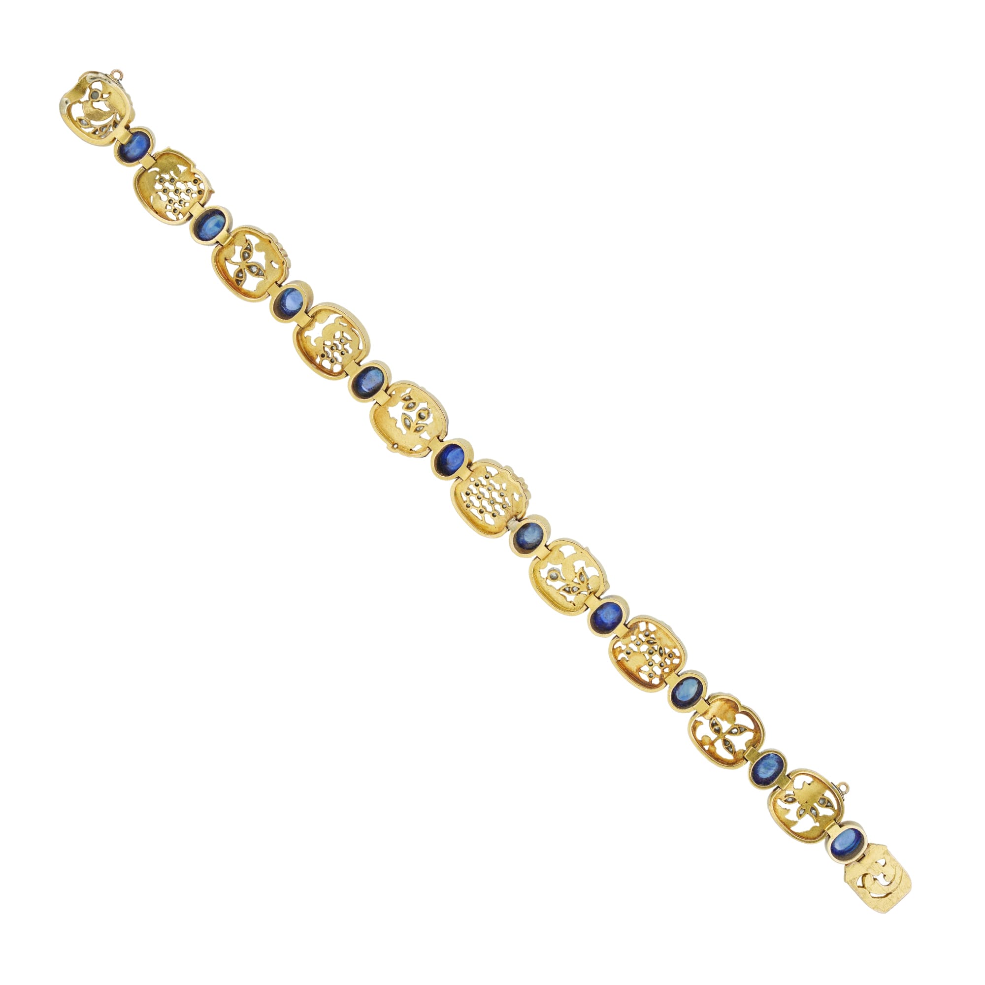 A Belle Epoque Sapphire And Diamond Bracelet – Bentley & Skinner