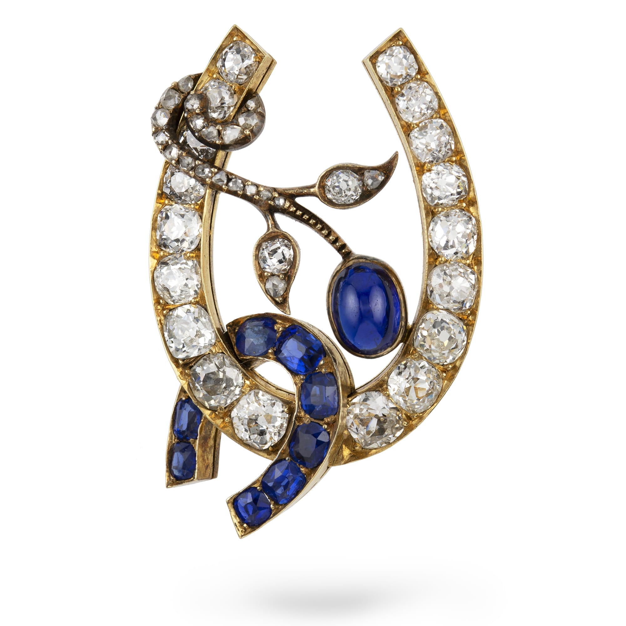 A Russian Sapphire And Diamond Horse-shoe Brooch – Bentley