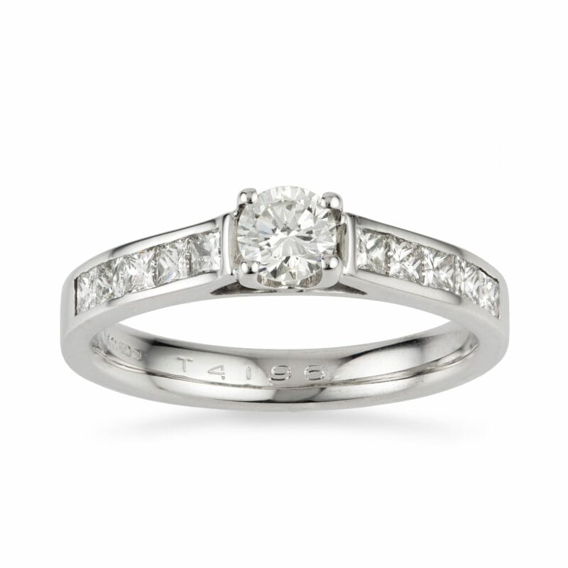 A Single-stone Diamond Ring