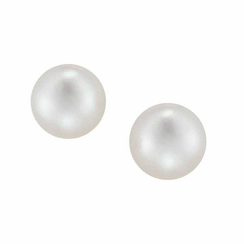 A Pair Of Akoya Cultured Pearl Earrings