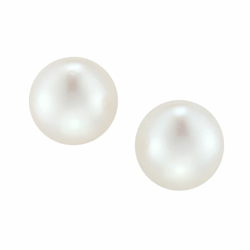A Pair Of Akoya Pearl Earrings