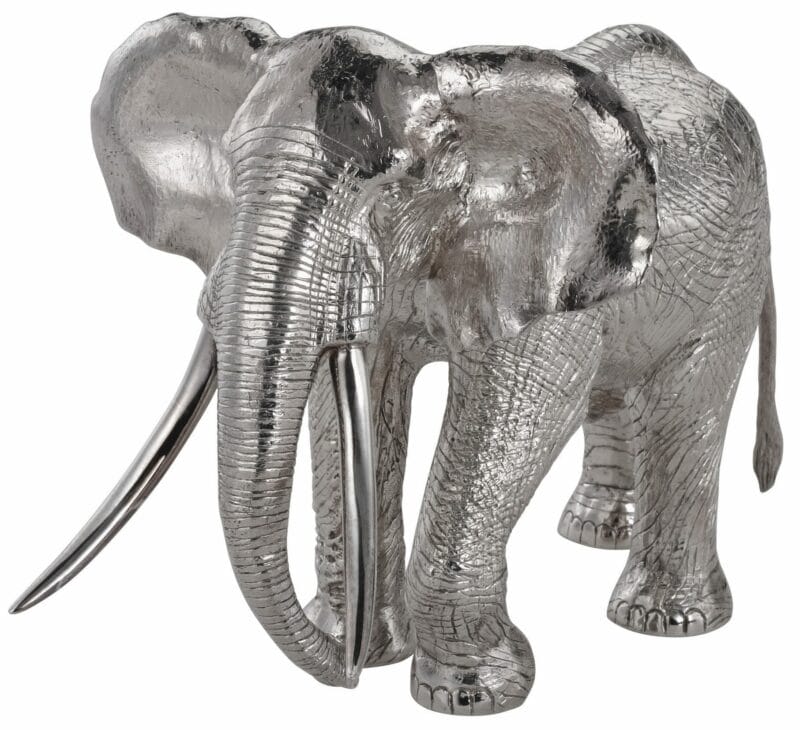 An Elizabeth II Silver African Elephant