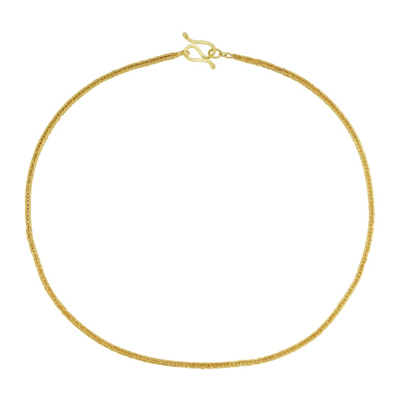 A yellow gold chain 24.8gr 46.5cm by AKELO