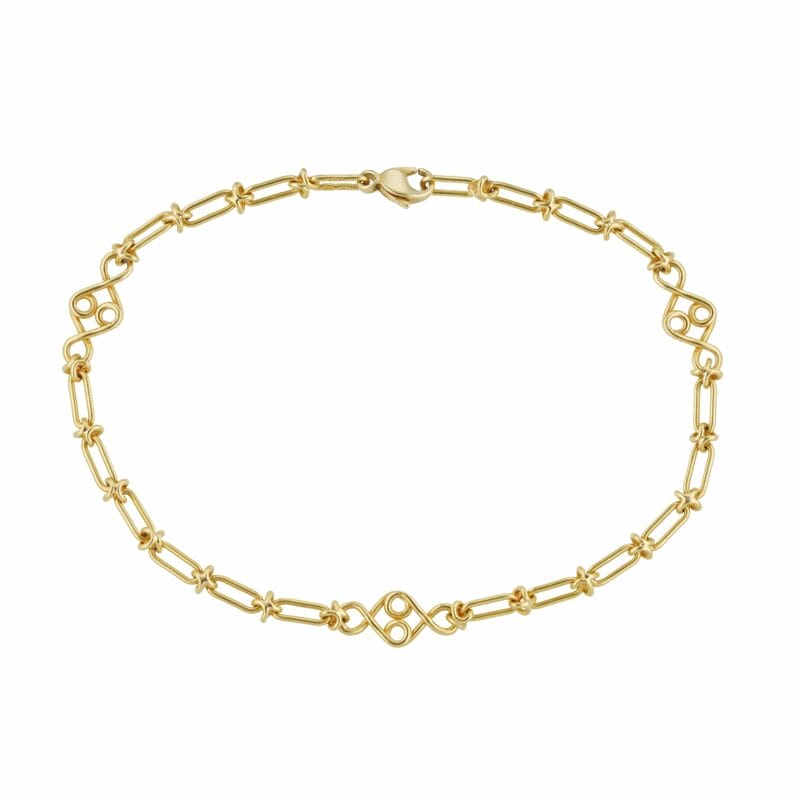 A Melody Rose Gold Bracelet By Lucie Heskett Brem