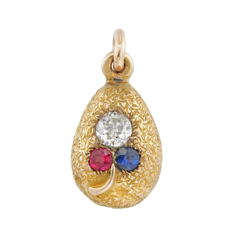A Fabergé jewelled egg pendant