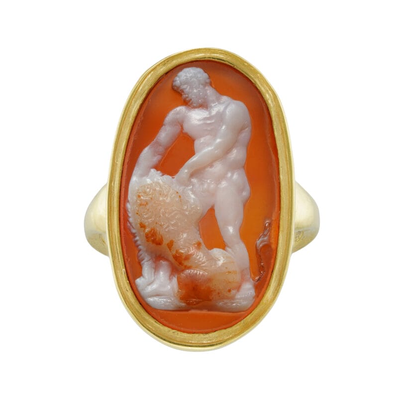 An early 19th century cameo ring