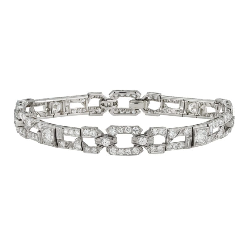 An Art Deco diamond-set bracelet