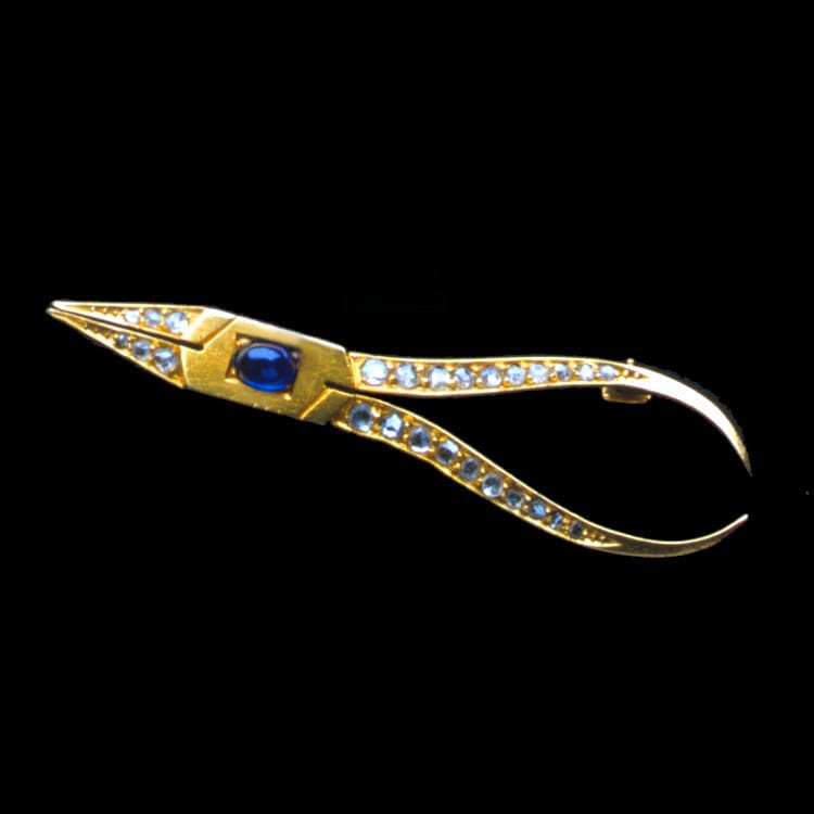 A French Yellow Gold Brooch In The Form Of Pliers