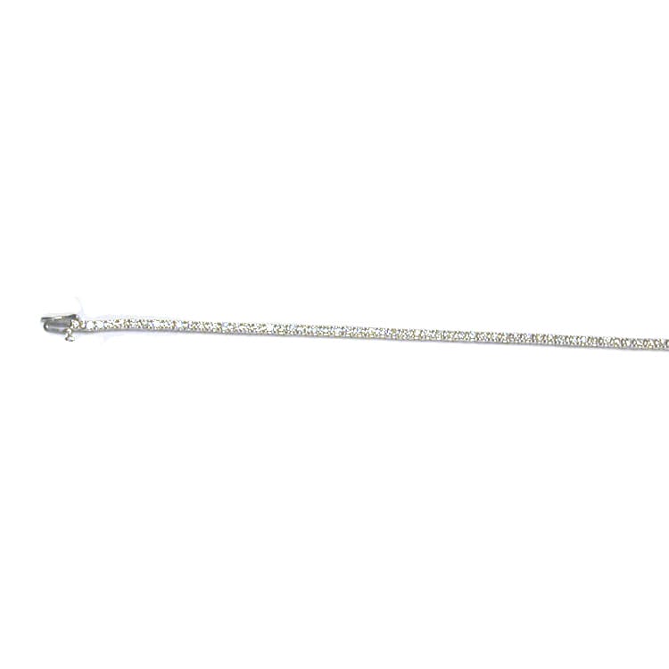 A Brilliant-cut Diamond Line Bracelet