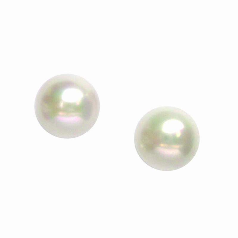 A Pair Of Cultured Pearl Earstuds