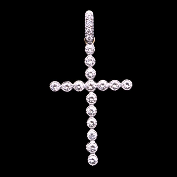 A Diamond-set Cross