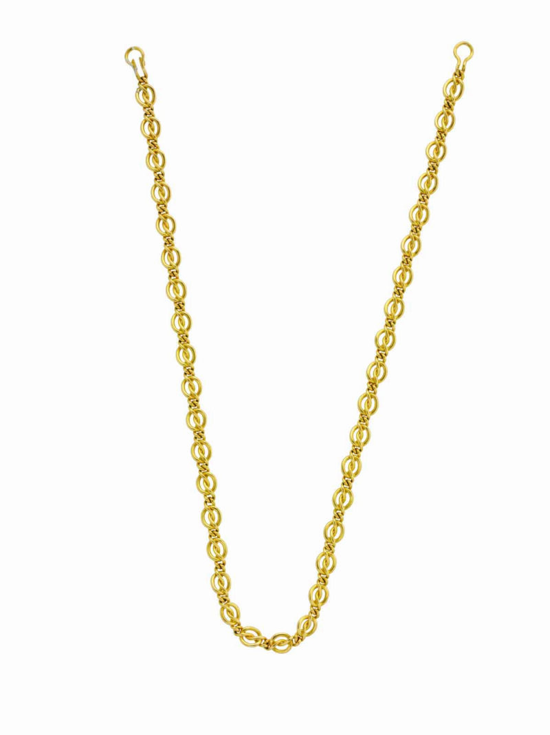 An 18 Carat Yellow Gold Serenade Necklace By Lucie Heskett