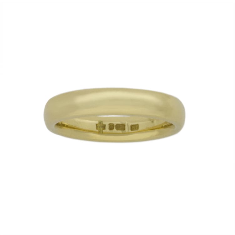 A Classic 18ct Yellow Gold 3.5mm Wedding Band