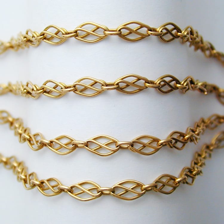 A French Yellow Gold Chain