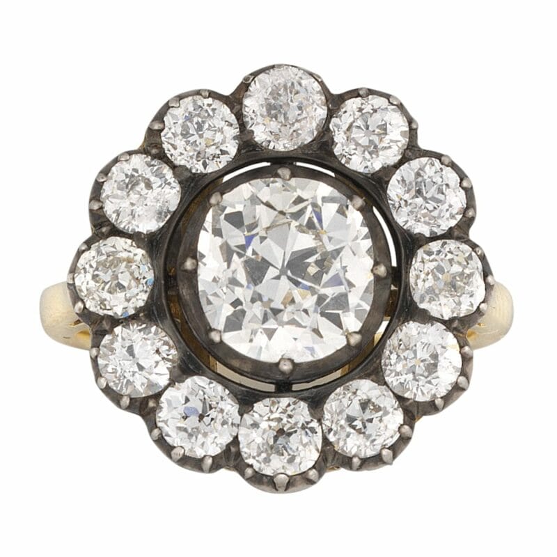 A Victorian Diamond Cluster Ring