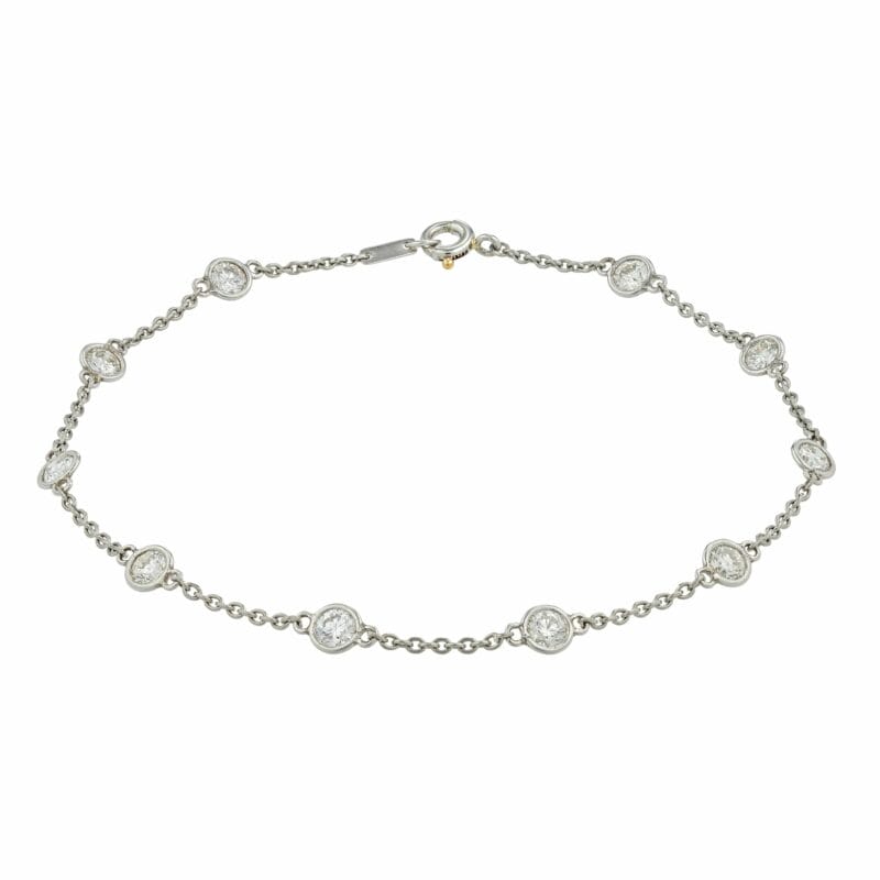 A Diamond-set Chain Bracelet
